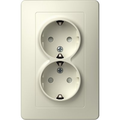 Priză SCHUKO 16A Crem, Ekonomik TEM
