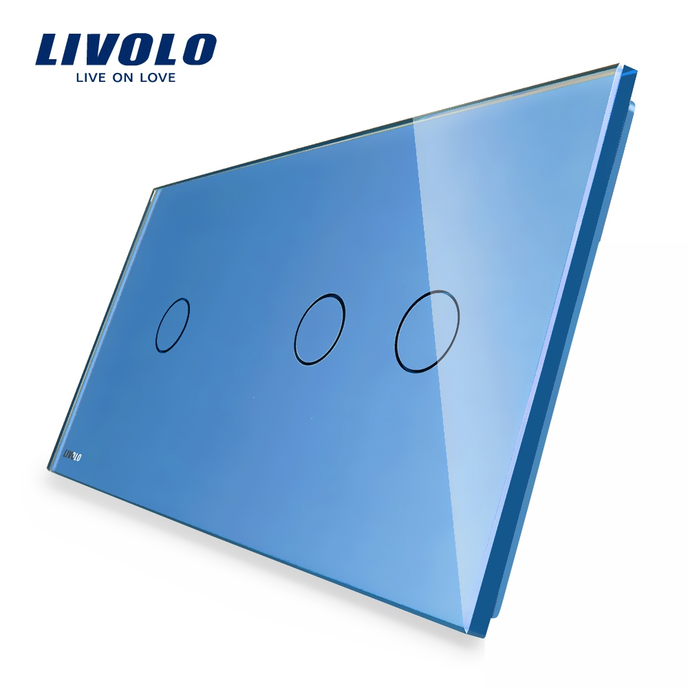 Panou Touch Livolo Sticlă Intrerupător Simplu+Dublu - imagine 12