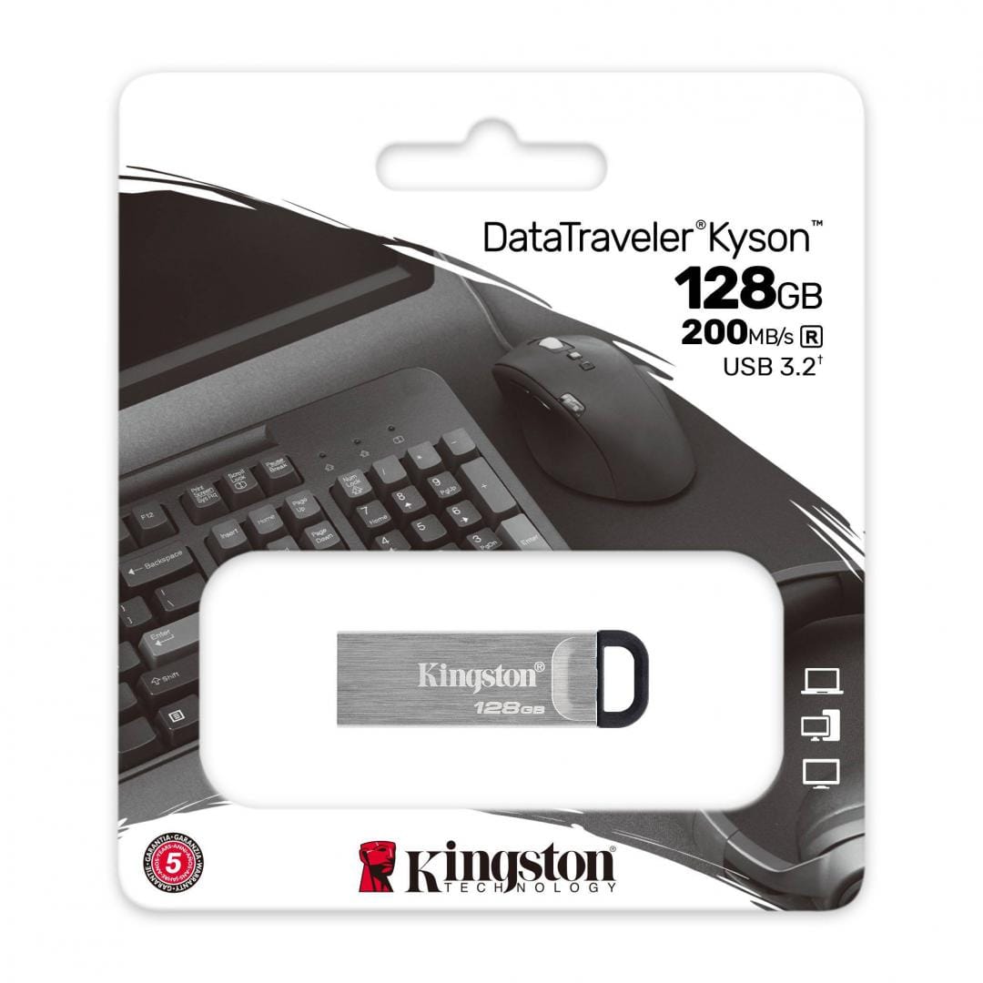Memorie USB Kingston DataTraveler Kyson 128GB, USB 3.2 - imagine 4