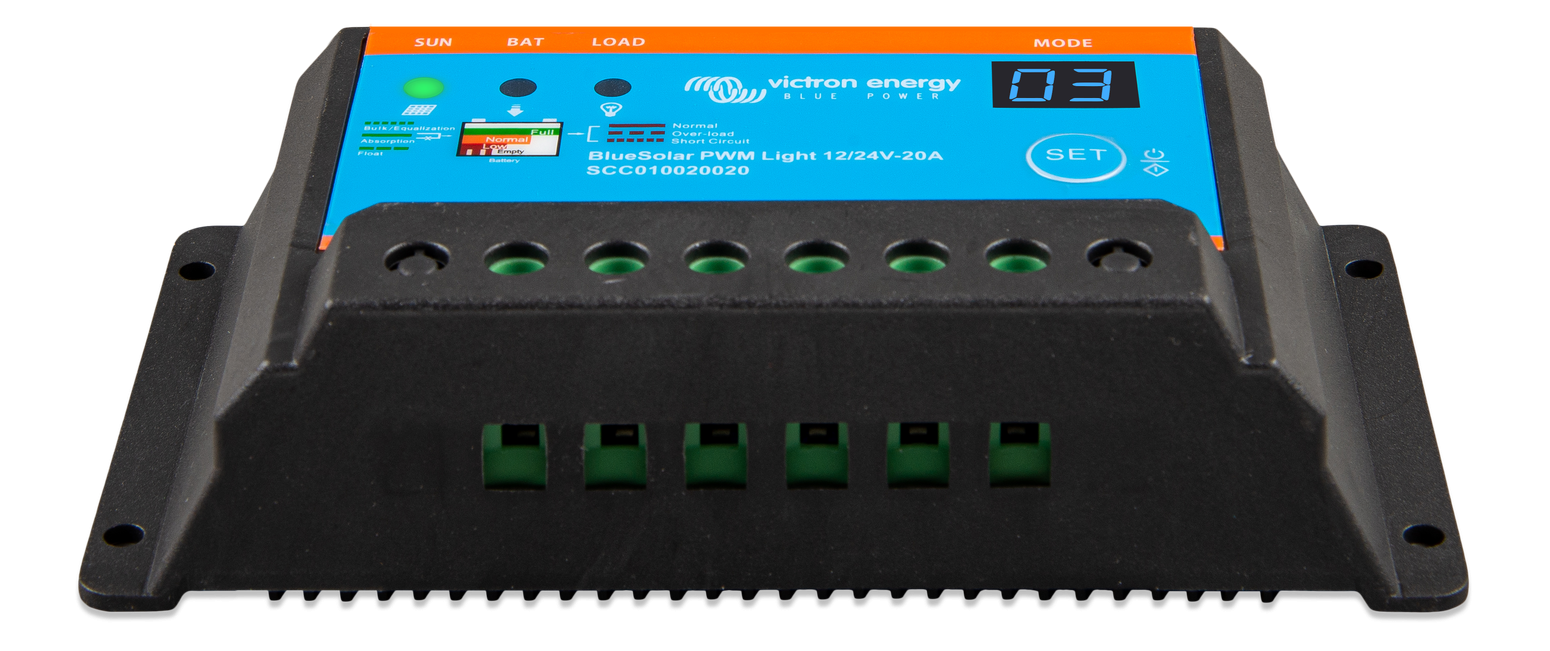 Regulator Solar Victron BlueSolar PWM Light 12/24V 20A - imagine 2