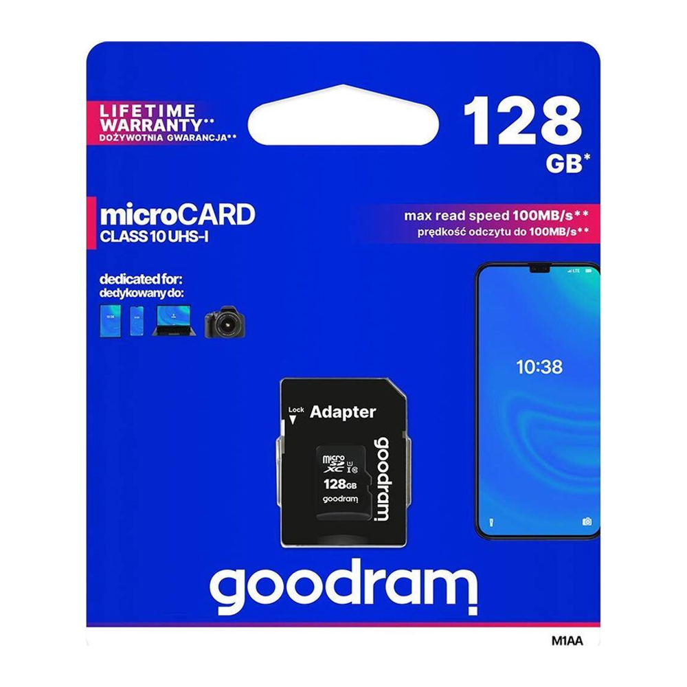 Card MicroSDXC GOODRAM 128GB + Adaptor UHS-I - imagine 5