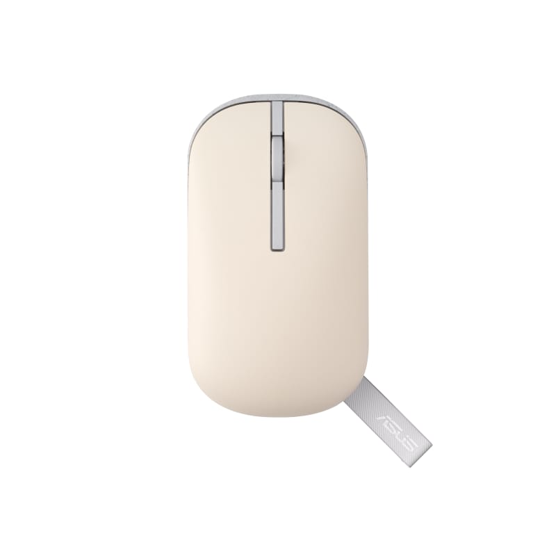 Mouse Wireless Asus MD100 Oat Milk - BT 5.0 + RF 2.4GHz - imagine 3
