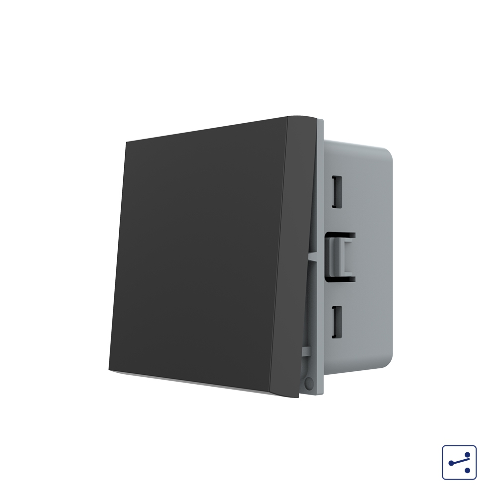Întrerupător Simplu Mecanic 2 Module, Cap Cruce - imagine 5