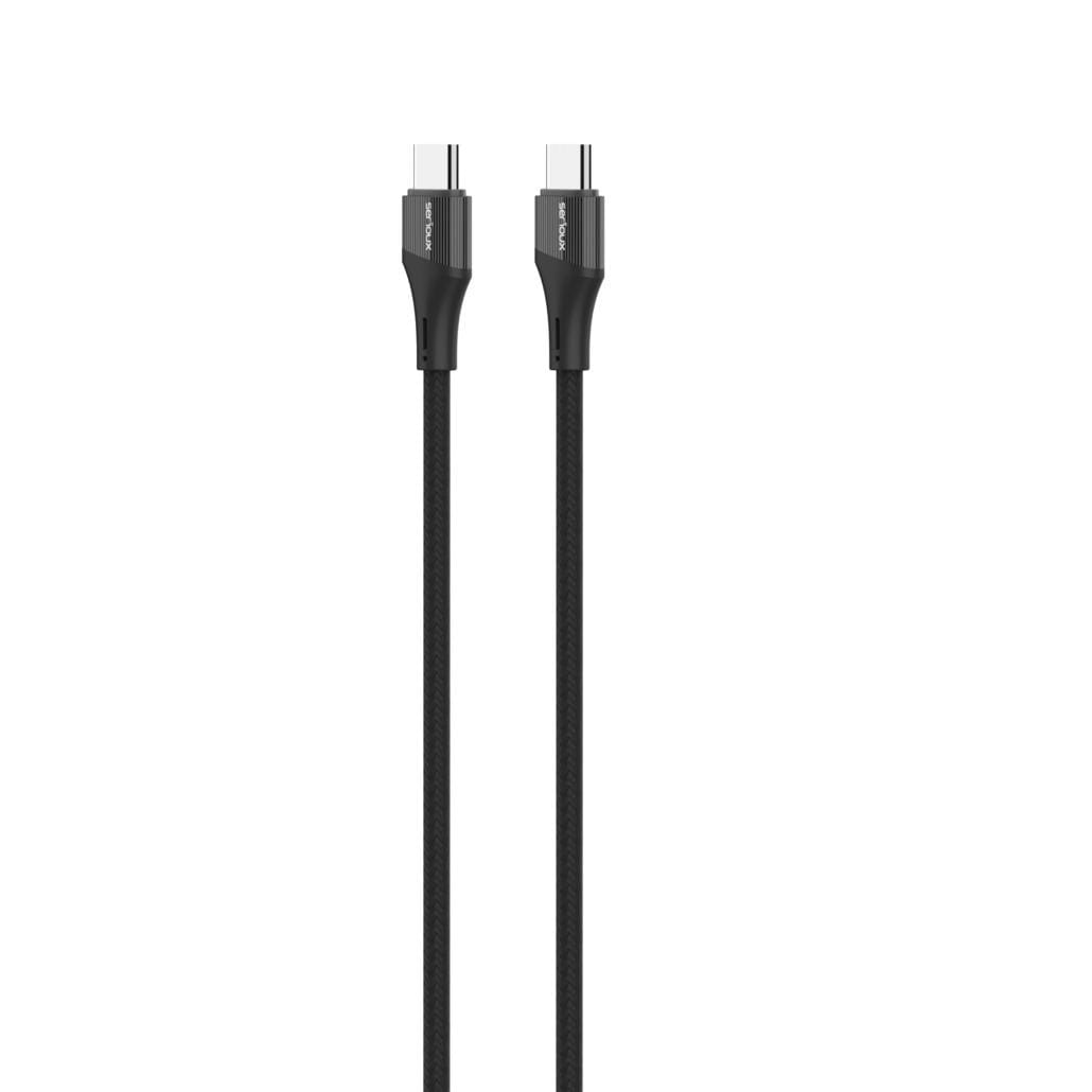Cablu SERIOUX Type-C 1M 100W Negru - Încărcare Rapidă - imagine 3