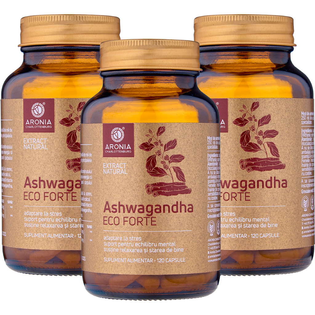 PROMO: 3 x Ashwagandha ECO Forte | Aronia Charlottenburg - imagine 2
