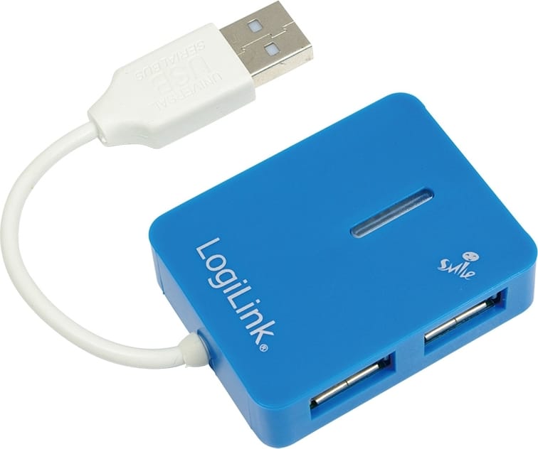 Hub USB LogiLink 4 Porturi 2.0 - Extindere Rapidă pentru Laptop - imagine 2