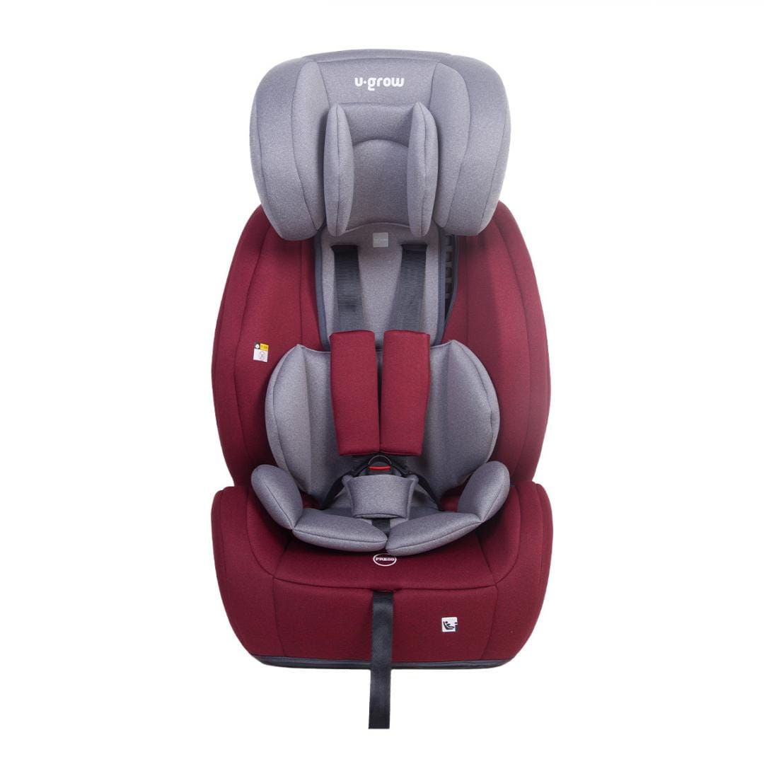 Scaun Auto U-Grow i-Size 15Luni-12Ani, Rosu, ISOFIX - imagine 5