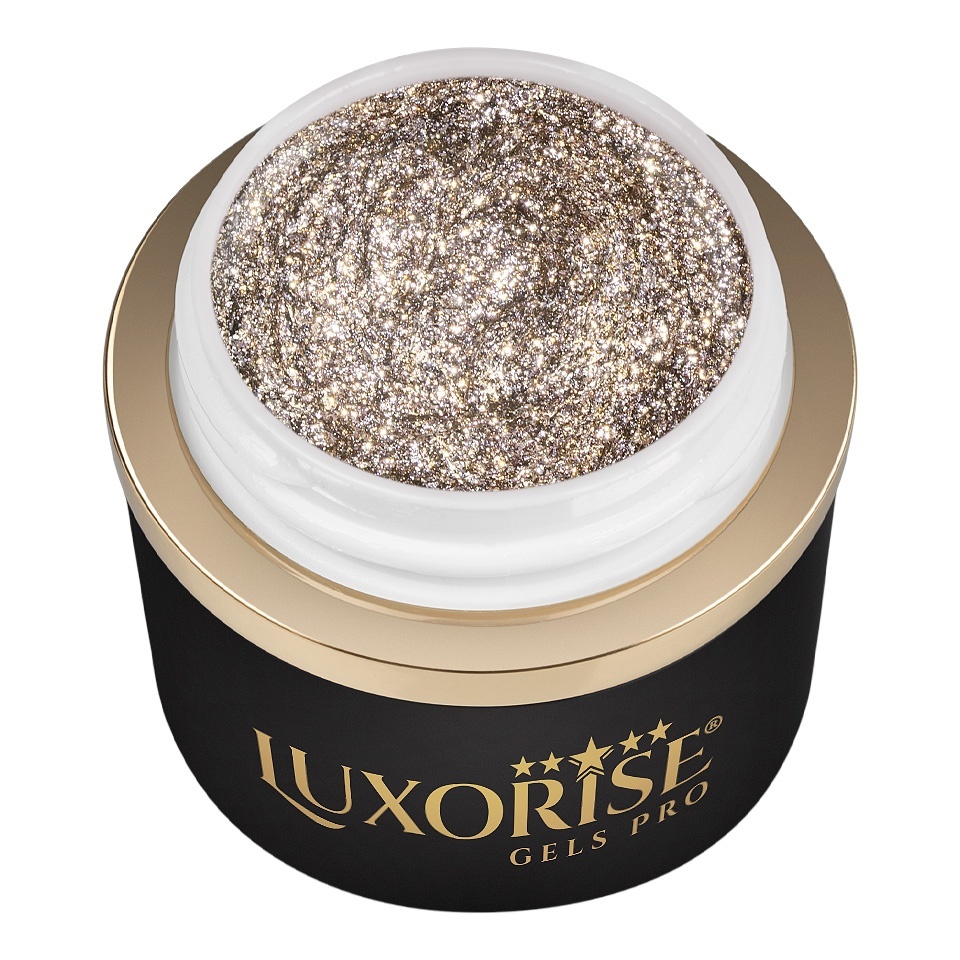 Gel 3D LUXORISE Royal Glitz, Vintage Bronze