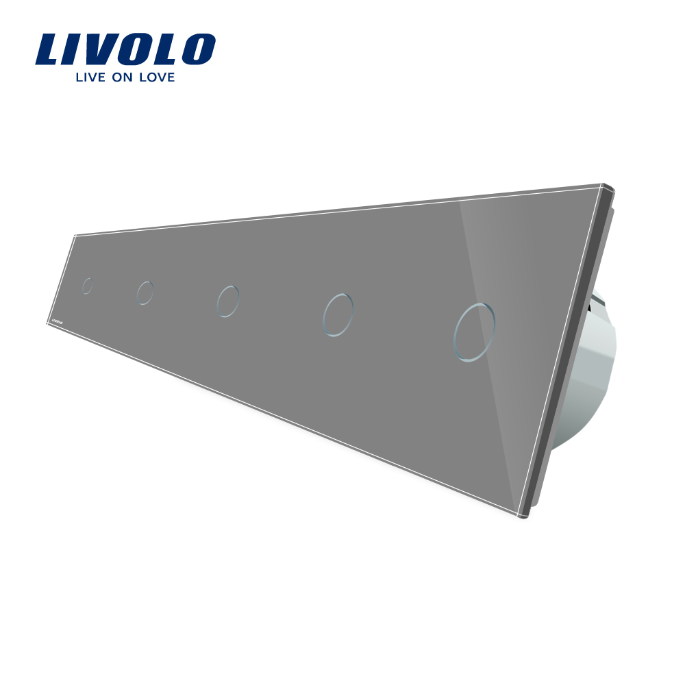 Intrerupator Touch Livolo, 5 Căi, Sticlă, LED - imagine 11