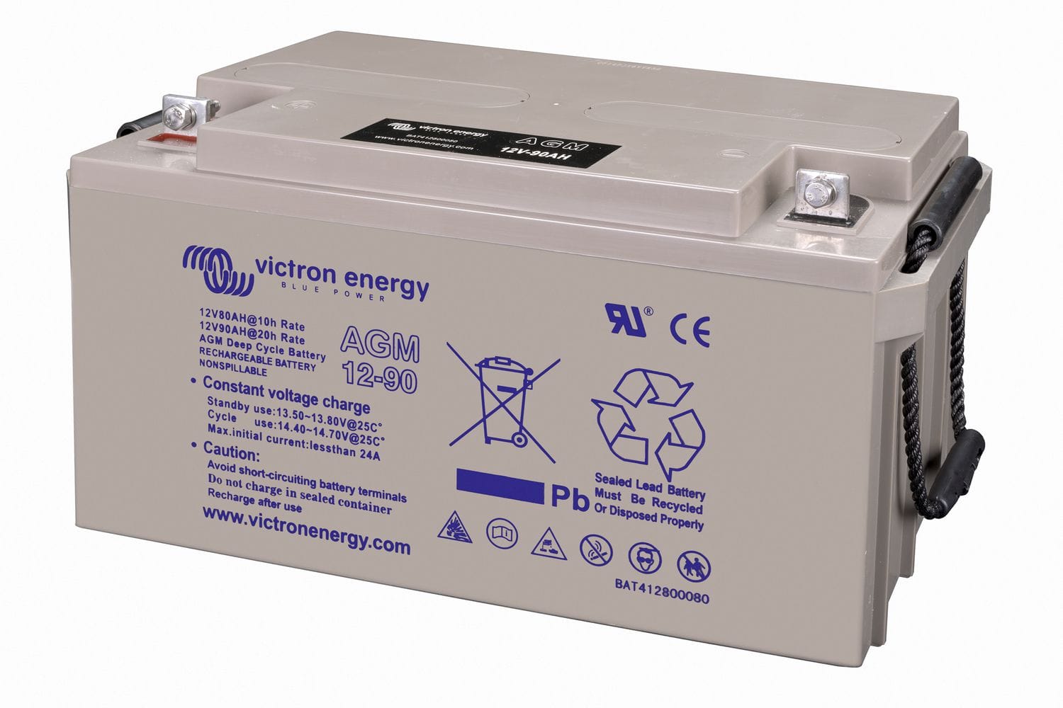 Acumulator Victron Energy AGM 12V 90Ah - Deep Cycle Premium - imagine 9