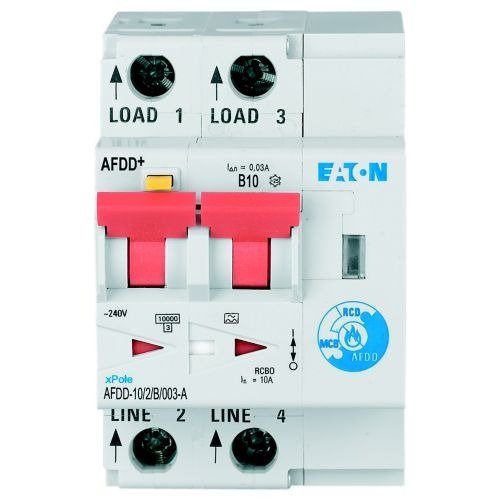 AFDD+ Eaton 187168, 2P, 10A, Protectie Arc Electric