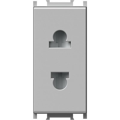 Modul Priza Euro 16A Argintiu TEM, IP20