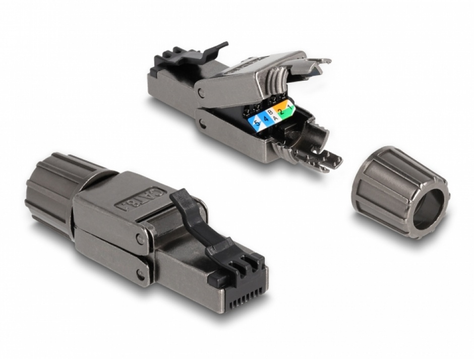 Conector RJ45 Cat.8.1 STP Delock