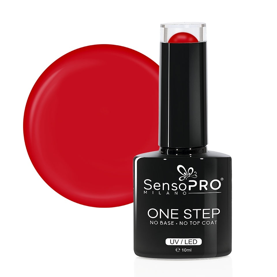 Oja Semipermanenta SensoPRO Milano One Step 10ml, Hollywood Red #001