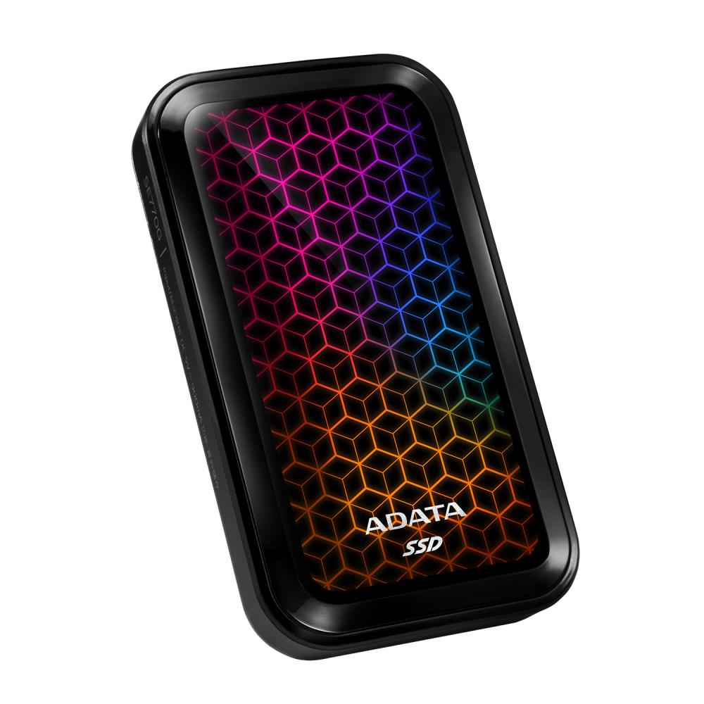 SSD Extern ADATA SE770G 512GB USB-C 1000MB/s RGB Gaming