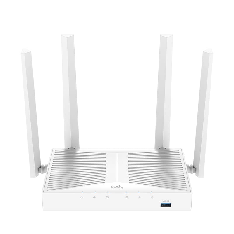 Router CUDY AC1200 Gigabit Mesh WiFi cu USB 3.0 și VPN - imagine 2