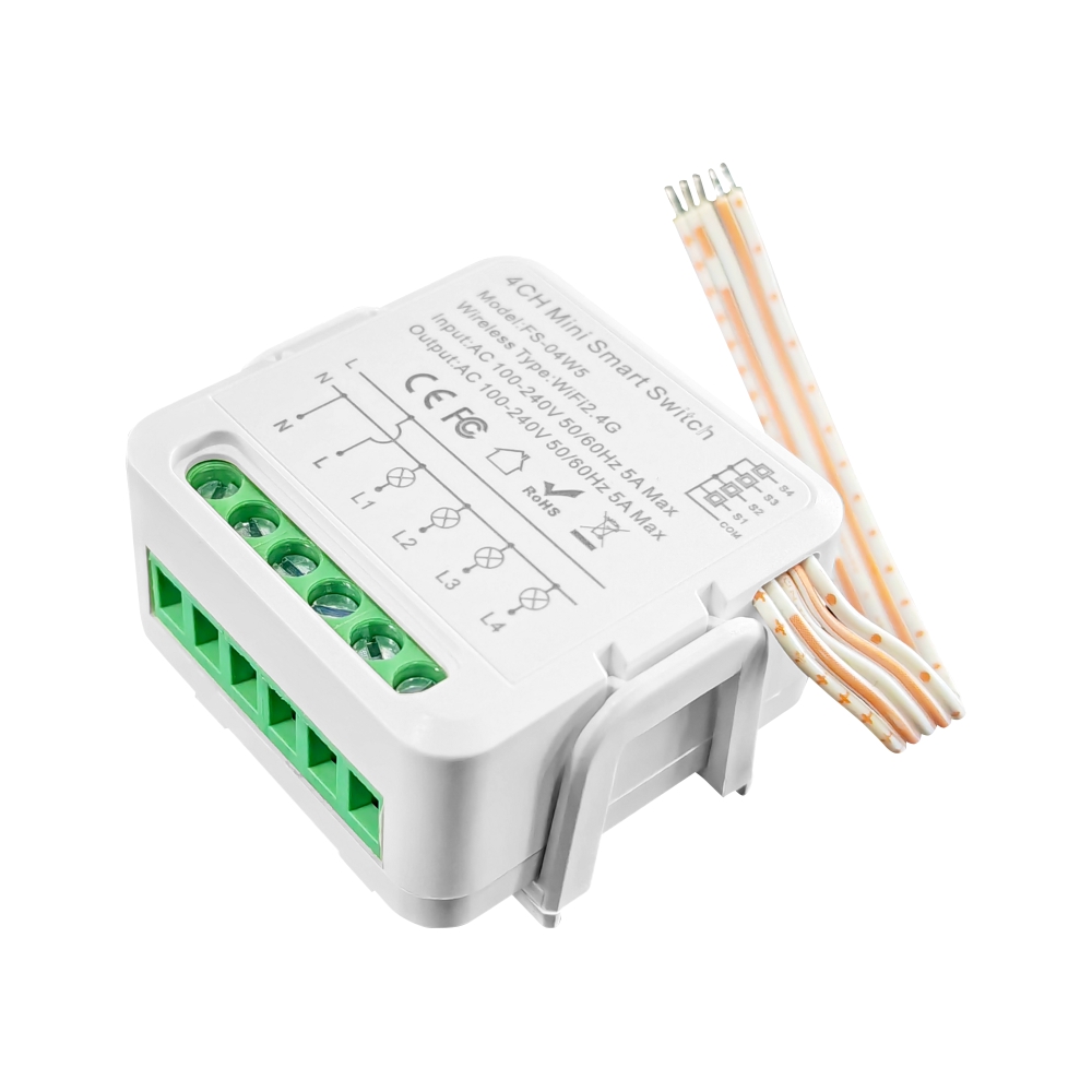 Releu Wi-Fi LUXION 4 Canale, Timer, Control Vocal - imagine 4