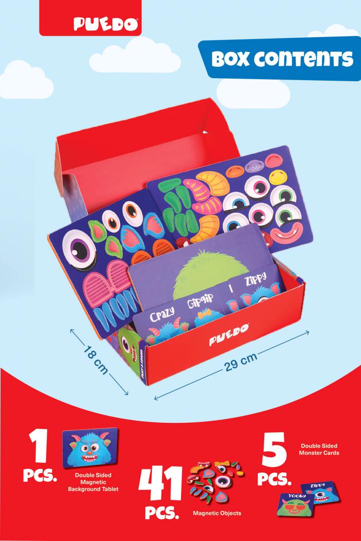 Joc Magnetic Creează un Monstru | Creativitate și Distracție - imagine 2