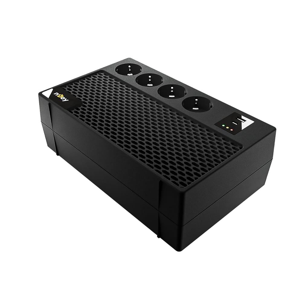 UPS NJOY Renton 650 Plus 650VA - Protecție cu AVR - imagine 7