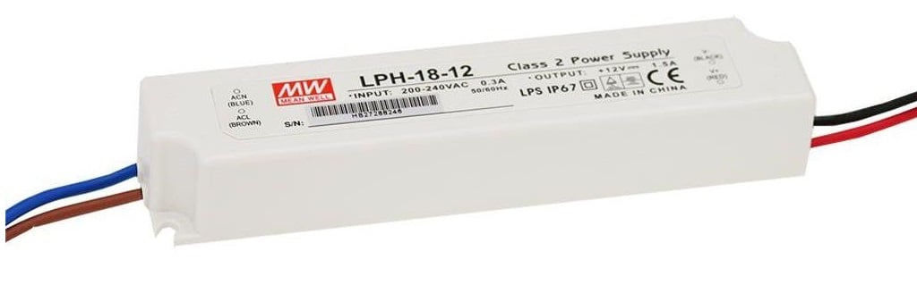Mean Well LPH-18-12 Sursă IP67 12V Exterior