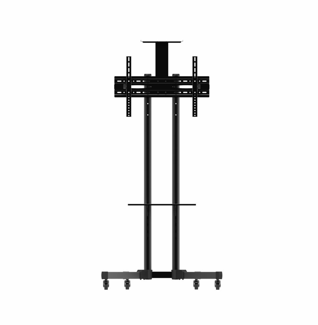 Stand TV Mobil Serioux TV109 32-70'' Reglabil - 50kg, Negru - imagine 6