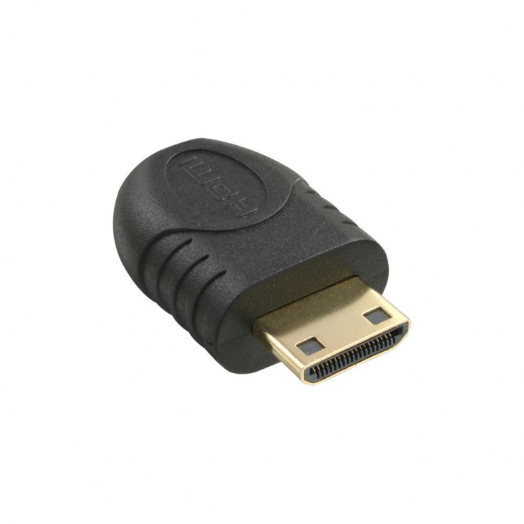Adaptor HDMI C tata la HDMI D mama InLine® - imagine 1