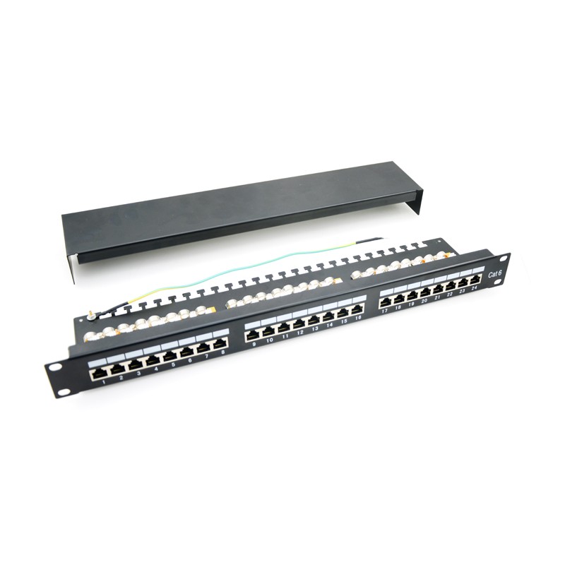 Patch Panel FTP Cat.6 24 Porturi 1U Emtex PBPP17