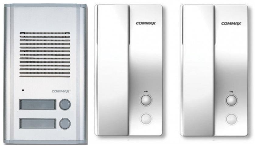 Set Interfon Commax 2 Familii Incastrat