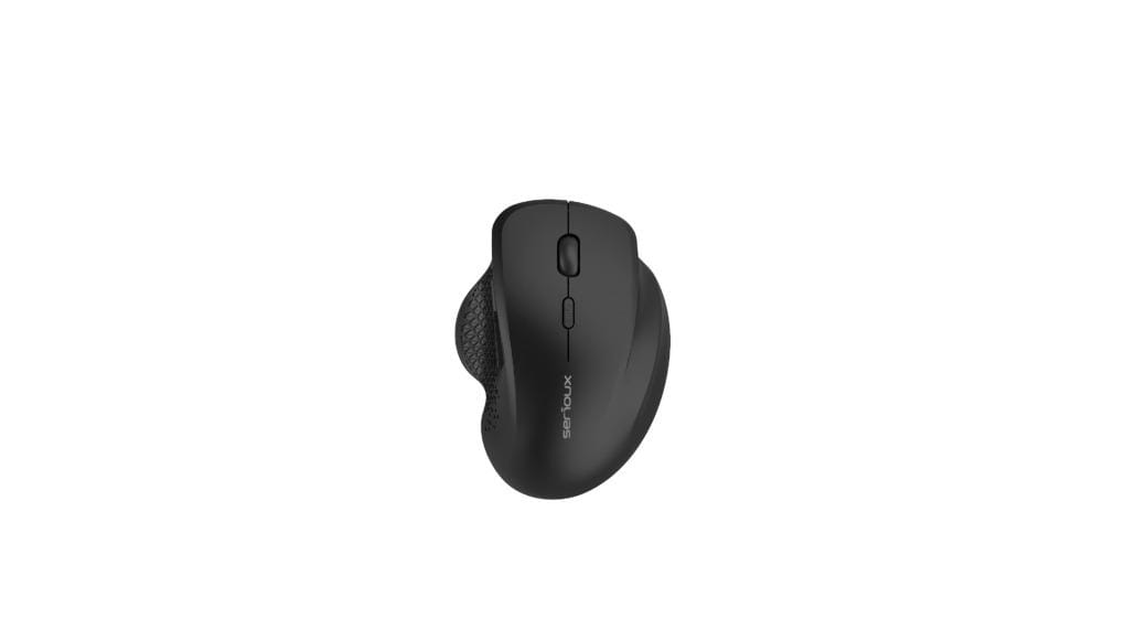 Mouse Wireless Serioux Glide 515 - Silentios, Ergonomic, 1600 DPI - imagine 2