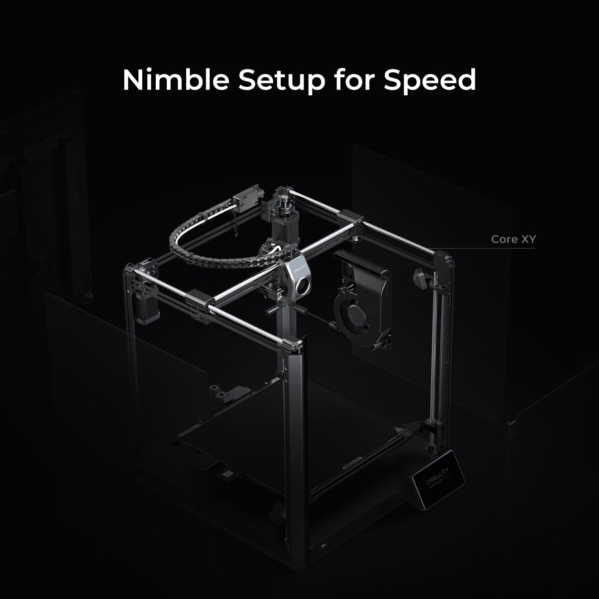 Imprimanta 3D Creality K1 MAX - Viteză 600mm/s, AI Camera - imagine 7