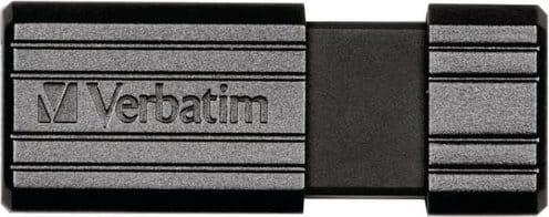 Stick USB 8GB Verbatim Pinstripe Negru - Stocare Portabilă - imagine 2