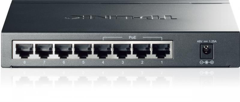 Switch TP-LINK TL-SG1008P 8 Porturi Gigabit PoE+ 64W - imagine 2
