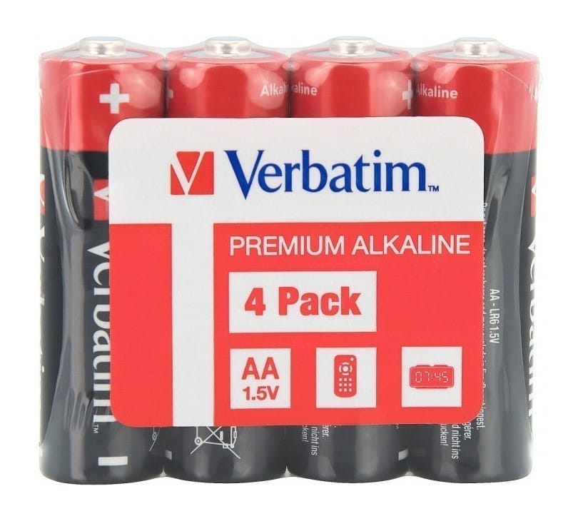Baterii Verbatim AA Alcaline 4 bucăți - Energie de Lungă Durată - imagine 2