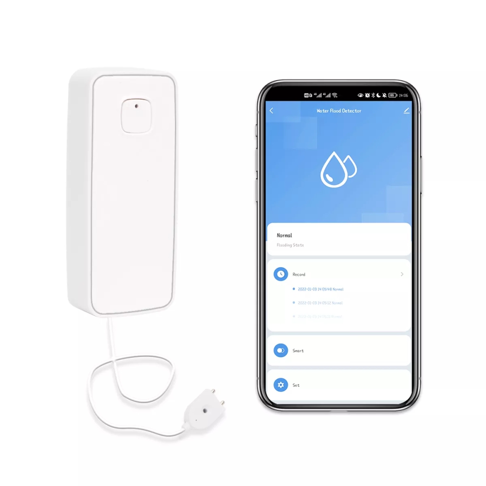 Senzor Inundații LUXION Wi-Fi, Aplicație Smart Life - imagine 3