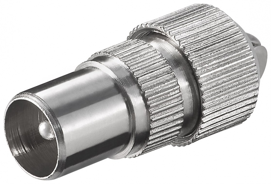 Conector Coaxial Metalic Tata Goobay 11479