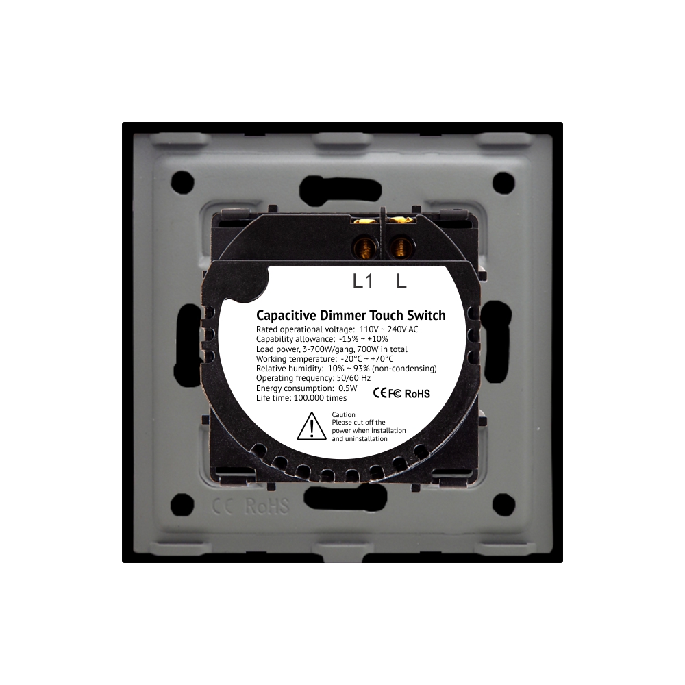 Intrerupator Touch Sticla LUXION, Variator, 150W LED - imagine 8