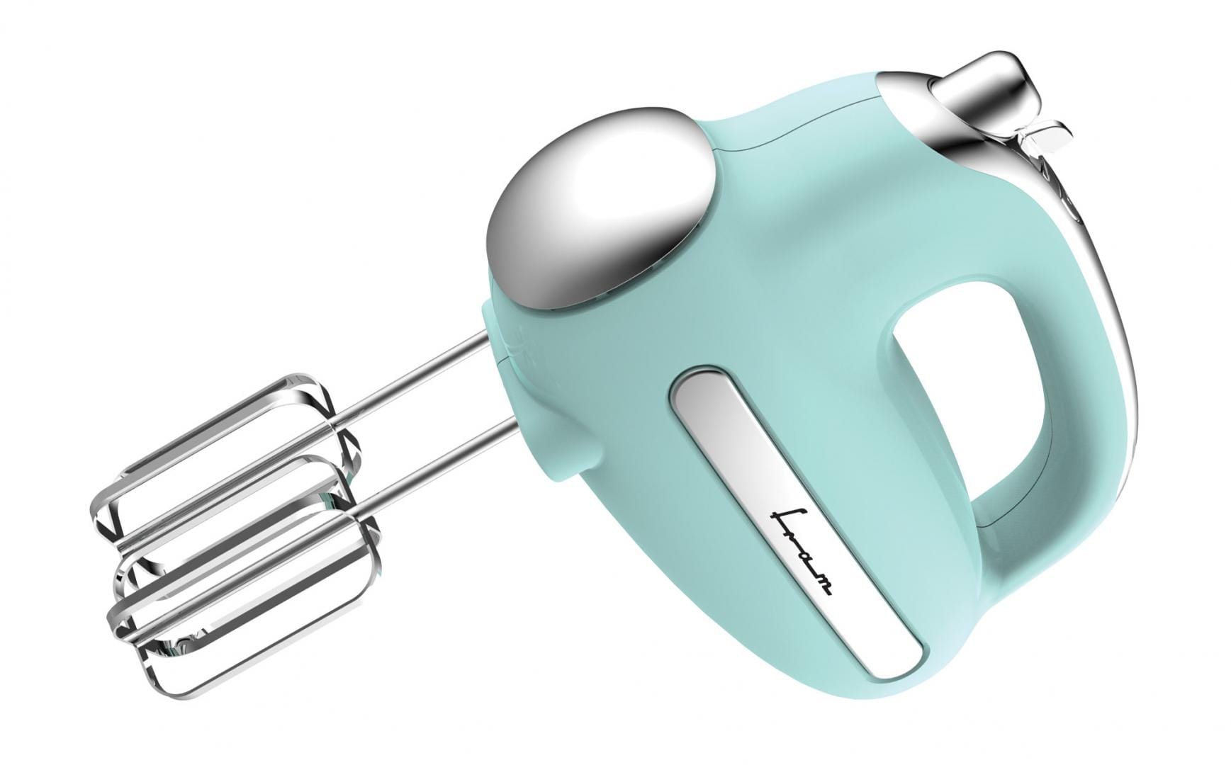Mixer de Mână Fram FHM-3005GR 300W 5 Viteze Teluri Inox - imagine 2