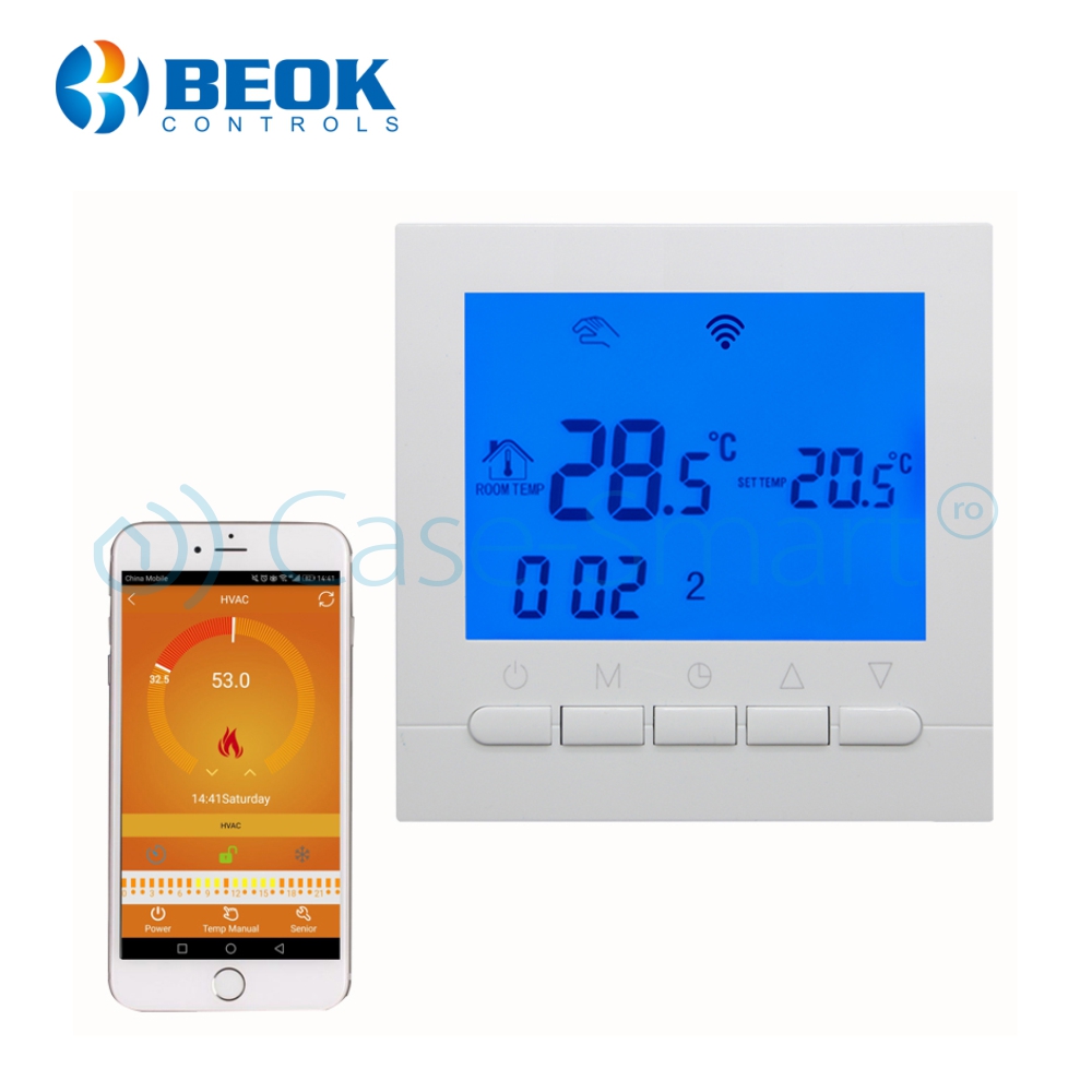 Termostat WiFi BeOk BOT-313, Incalzire Pardoseala, Smart Life - imagine 11