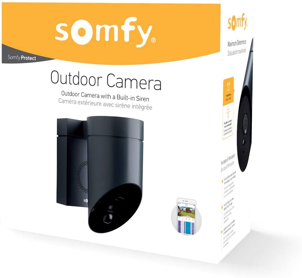 Camera de exterior Somfy, 1080p, Sirena 110dB - imagine 3