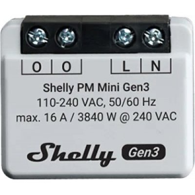 Shelly Plus PM Mini Gen3 - Contor Energie 16A