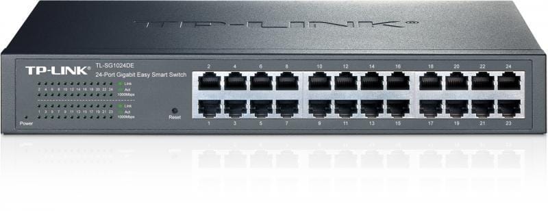 Switch TP-LINK TL-SG1024DE 24 Porturi Gigabit Easy Smart - imagine 2