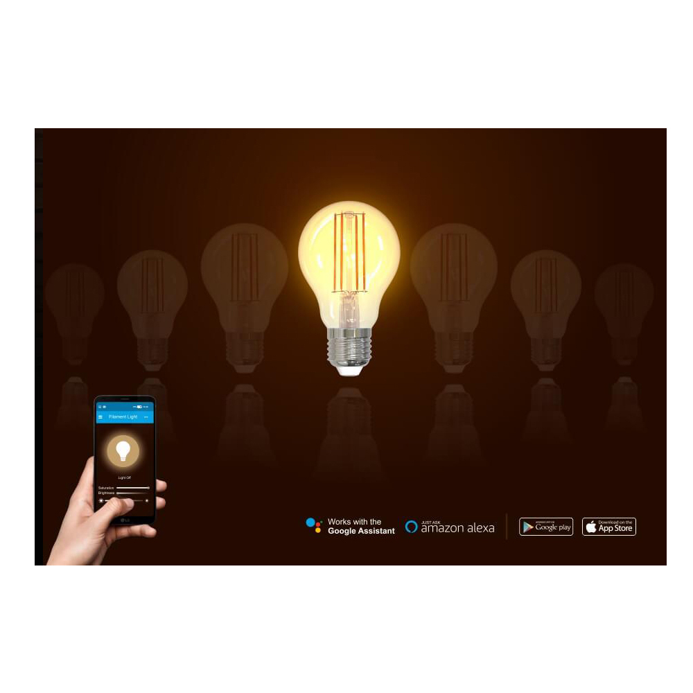 Bec Inteligent LED Homeflow B-5009, Dimabil, Control Vocal - imagine 3
