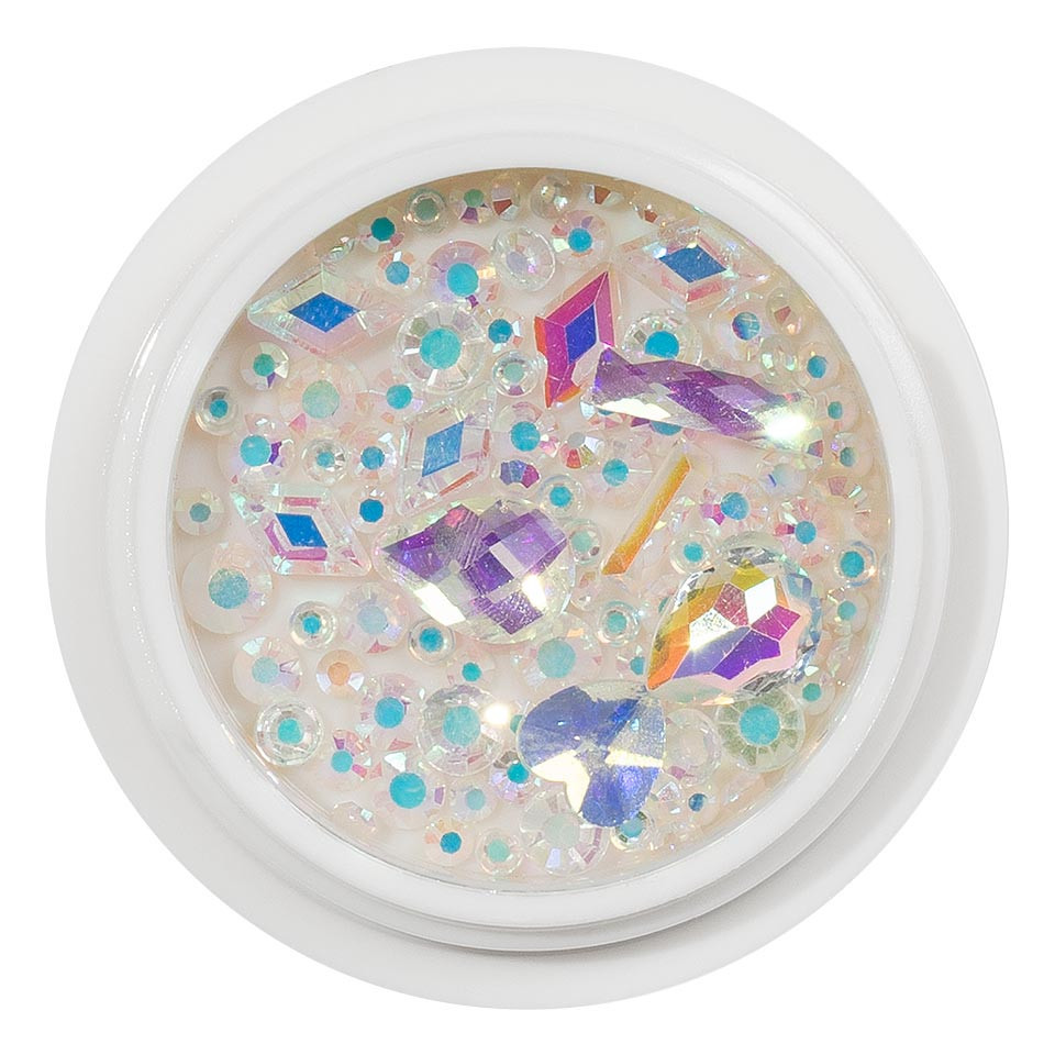 Cristale Unghii LUXORISE Brilliant Mermaid pentru Manichiura