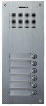 Post Exterior Commax DR-6UM, 6 Butoare Incastrabil