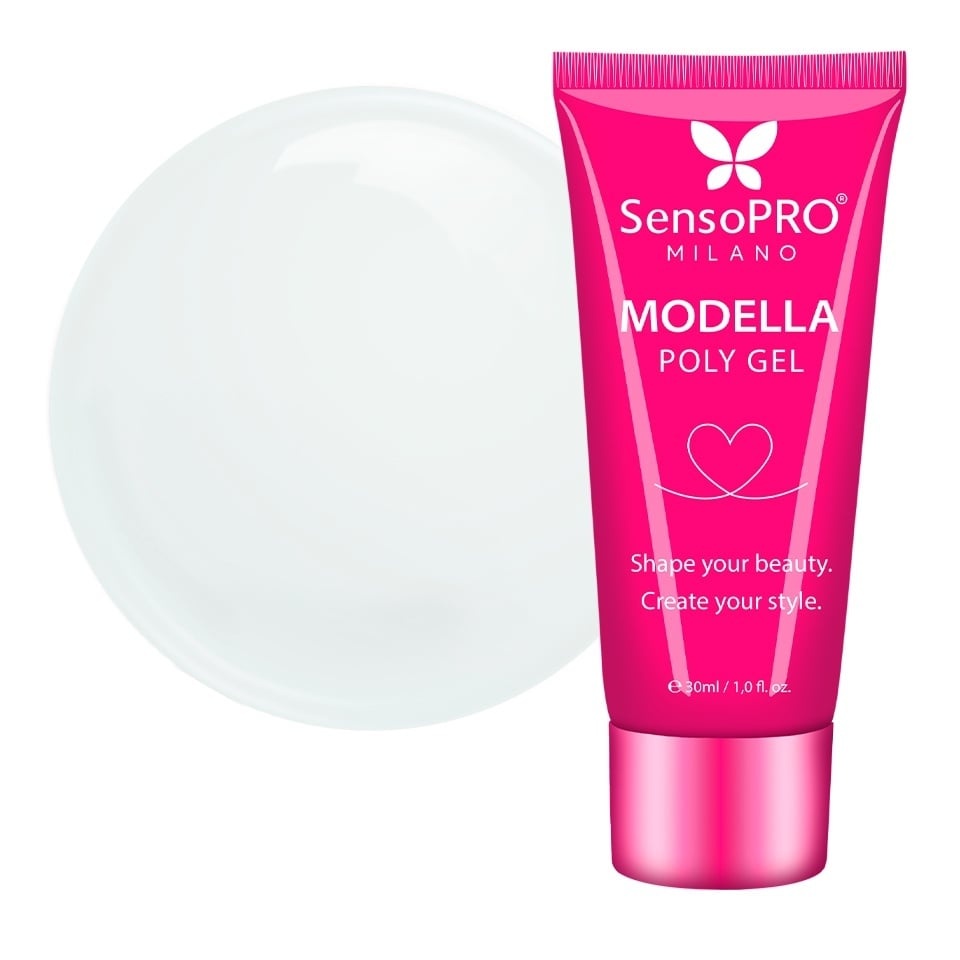 Polygel MODELLA SensoPRO Milano - Milky White, 30ml