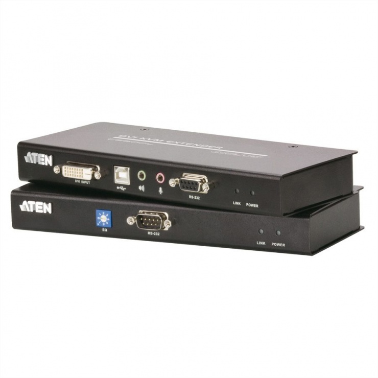 Extender KVM DVI USB Aten CE600, 60m