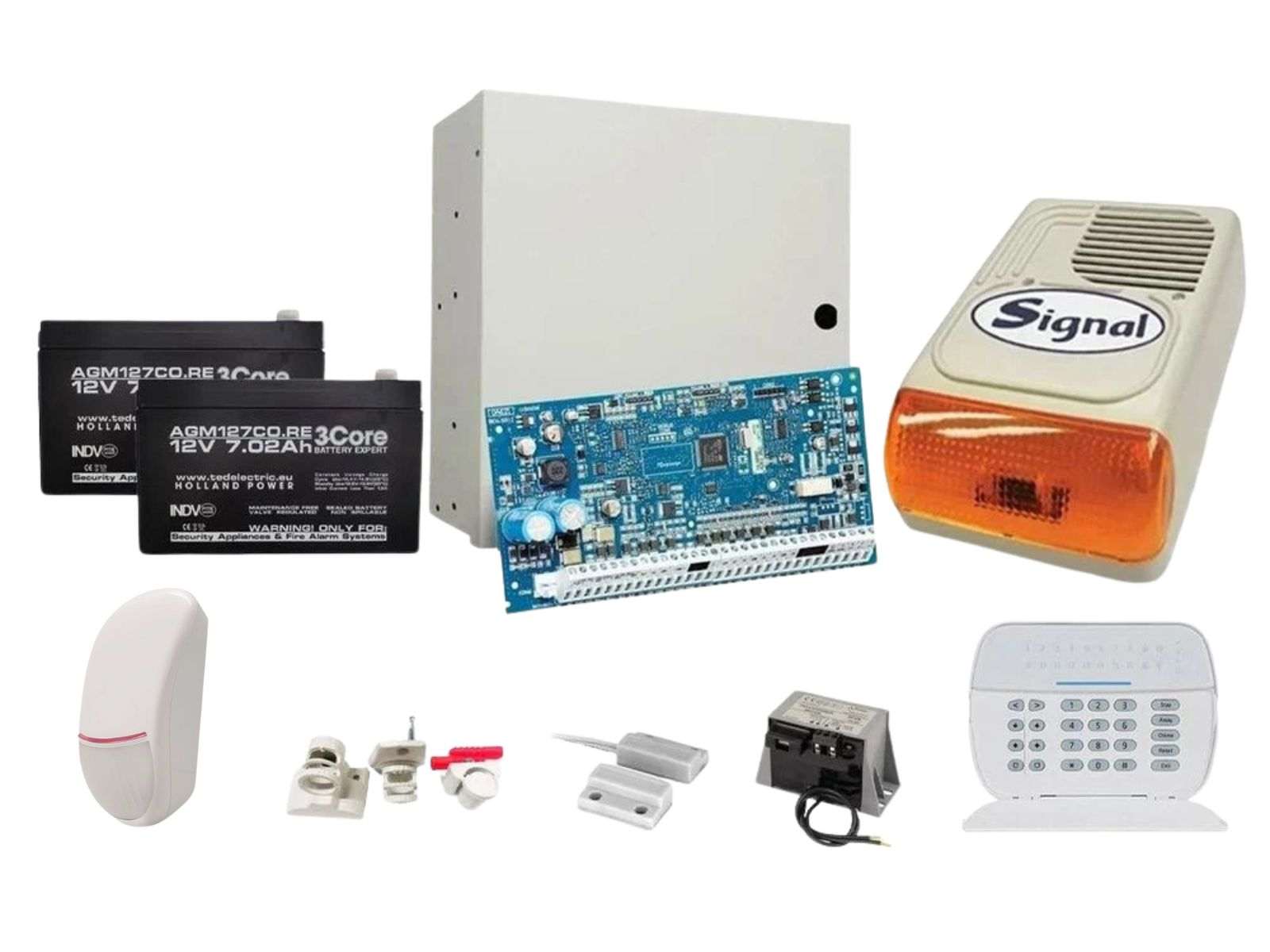 Kit Alarma DSC NEO cu Detectie Exterior