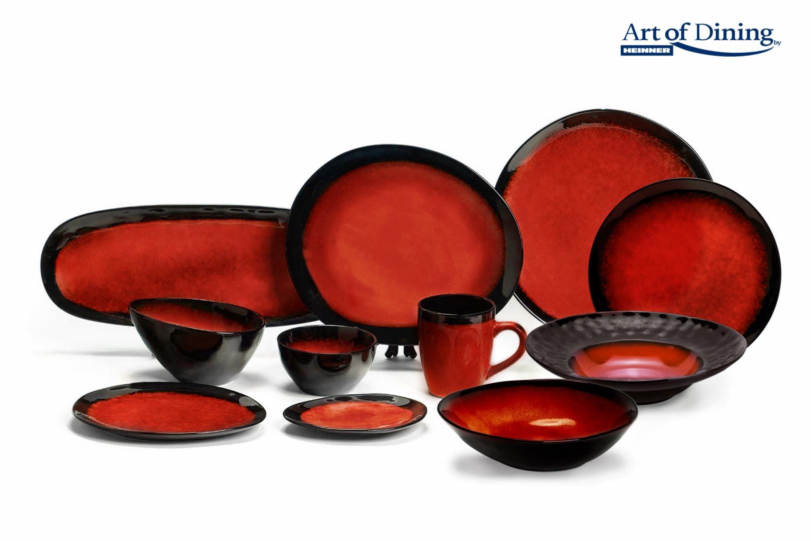 Farfurie Ceramică 28 cm Vulcano Heinner - Art of Dining - imagine 8