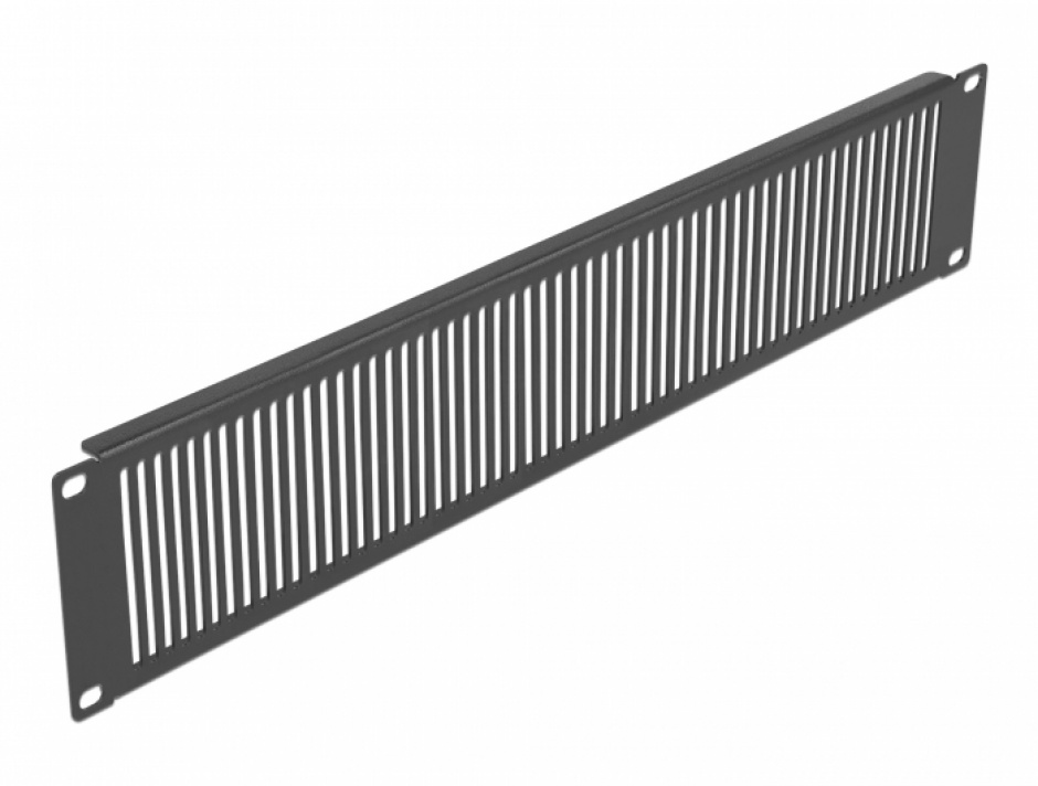 Panou 19" 2U Ventilatie Negru Delock