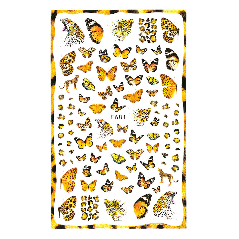 Abtibild Unghii SensoPRO Milano Rare Butterfly F681